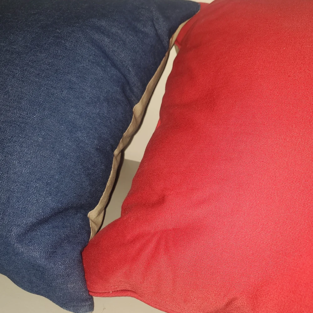 Ralph Lauren Polo Bear Decorative Pillows - Red and Blue - Picture 6 of 6